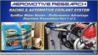 Part 1 of 2  SynMax Water Kooler Advantage Overview - Aeromotive Research