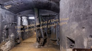 Petite visite guidée du Fort Eben Emael avec notre super guide Agnès #travellersfrombelgium