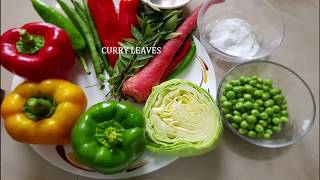 VEGETABLE POHA WITH SPINACH CHUTNEY