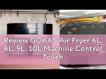 Review OOKAS Air Fryer 6L, 8L, 9L, 10L Machine Control Touchscreen Digital Display Microwave Oven O