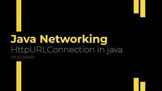 HttpURLConnection in java part 6