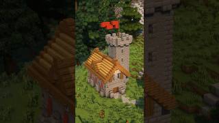 Cool Minecraft House Building Ideas #minecraft #shorts #viral