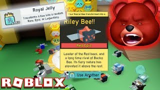 Using 500 Royal Jelly Gifted Bee Hunt Roblox Bee Swarm Simulator
