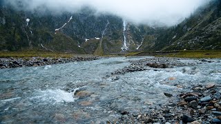 Mountain River in Rainy Weather I Nature Sounds for Sleep, Study, Relax, Anxiety I 10 Hours