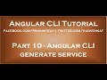 Angular cli generate service