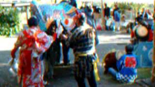 田辺市　長野八幡神社　長尾の獅子舞