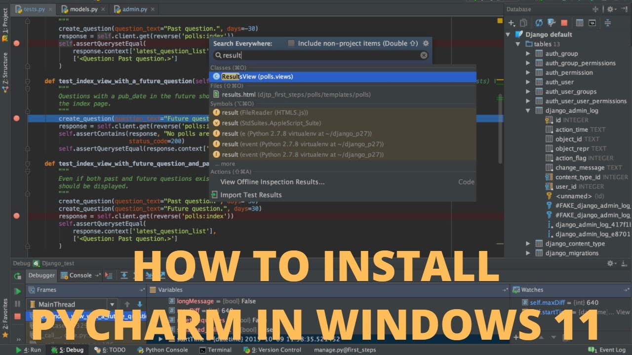 HOW TO INSTALL PYCHARM IN WINDOWS 11. - YouTube