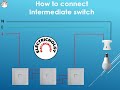 How to connect intermediate switch -intermediate switch#shorts