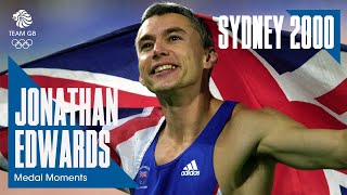 Jonathan Edwards Wins Triple Jump Gold | Sydney 2000 Medal Moments