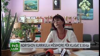 NDRYSHON KURRIKULA MËSIMORE PËR KLASAT E XII ta