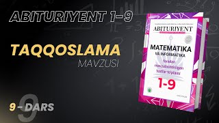 Taqqoslama mavzusi | Abituriyent 1-9 Kitobidan | 9-dars