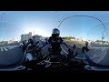 versys x250【全天球カメラ動画 】vr 360度 丹波黒枝豆刈り　バイクツーリング