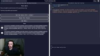 Study with me - Session 56 - FreeCodeCamp! - JavaScript Intermediate Algorithm Scripting Pt.6