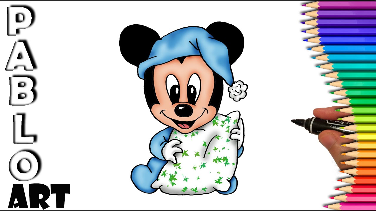 Baby Mickey Mouse Drawing