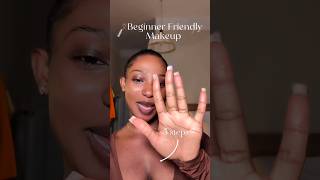 Beginner friendly everyday makeup in 5 steps!!! #beginnerfriendlymakeupforblackwomen #elfcosmetics