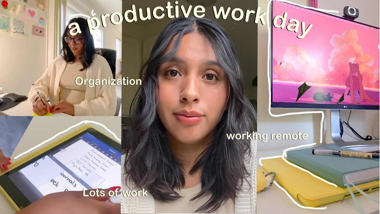 Work Vlog Productive Day In My Life Working Remote Youtube