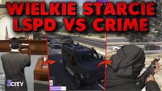 STRZELANINA LSPD VS CRIME O ODBICIE SPADINO [ 5City ] [ GTA RP ]