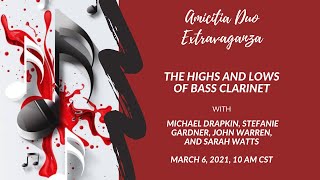 Amicitia Clarinet Extravaganza Session 1: The Highs and Lows of Bass Clarinet