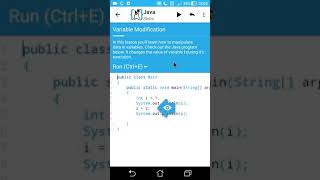 AIDE Tutorial - Java Skills (Variables Modification)