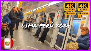 🇵🇪El METRO de LIMA es IMPRESIONANTE (Línea 2)