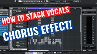 How To Stack Vocals And Achieve The Afrobeat Chorus Effect #cubase #mixing #vocal