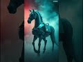 robot and horse hybrid ☠️☠️💀🖤💀 pushpa 2 🎬 bhool bhulaiyaa 3 🎬 ai hybrid horse robot shorts