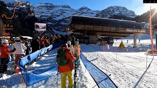 [4K] Skiing Les Diablerets, Marzot-Diablerets and Willy Favre, Vaud Switzerland, GoPro HERO10