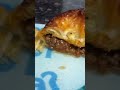 minced beef u0026 onions in puff pastry yes please 😄 click for the full recipe video pies