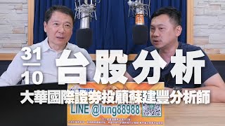 '24.10.31【財經一路發】大華國際證券投顧蘇建豐分析師台股分析