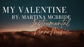 Valentine - Martina McBride (Piano Instrumental) | Romantic Wedding Love Song