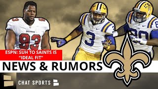 Saints News & Rumors: ESPN On Ndamukong Suh To New Orleans + Jarvis Landry Recruiting OBJ To Saints?