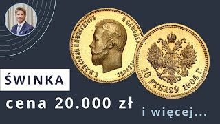 Moneta ŚWINKA - 10 rubli za 20000 złotych? Jak odróżnić monetę rzadką od popularnej? Niemczyk