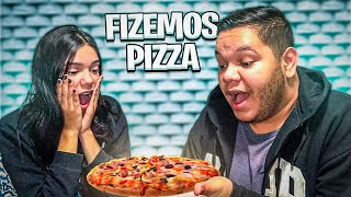 FIZEMOS NOSSA PRÓPRIA PIZZA * Receita fácil e rápida*