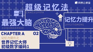 记忆力提升之世界记忆大师初级数字编码1 | 奇迹记忆法#02 | 网易云课堂 U-Course