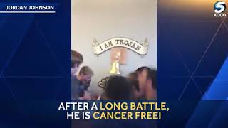 Watch: Jenks student rings ‘personal record bell’ after learning he’s cancer free