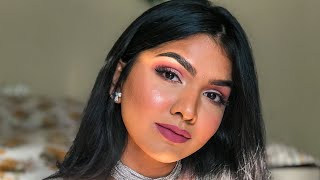 Soft glam transformation for any INDIAN EVENT to catfish relatives | Tutorial