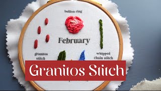 Granito Stitch Beginner Embroidery Tutorial