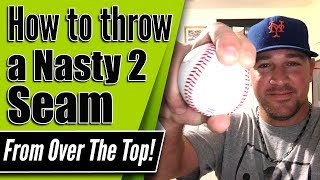 How To Throw A NASTY 2 Seam From OVER THE TOP! - Pitching Grips [Office Hours w Coach Madden Ep.108]