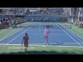 bouchard v petkovic 2016 us open practice 4k