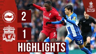 HIGHLIGHTS: Brighton 2-1 Liverpool | Late Mitoma goal knocks Reds out of FA Cup
