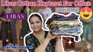 Libas Cotton Kurtaset Haul Under Rs.1650 | Office Wear Kurtaset From Libas | Stylingtipswithvagisha