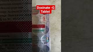 Tablet Doxinate G #vomitinginpregnancy #doxinate #shorts #medicine