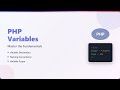 PHP Variables: A Beginner's Guide to Declaration, Naming & Scope