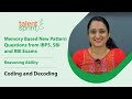 Coding and Decoding || Memory Based New Pattern Questions from IBPS, SBI and RBI Exams |TalentSprint