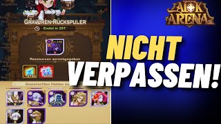 GRATIS HELD + GRAVUREN RÜCKSPULER \u0026 mehr! (Afk Arena)