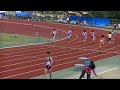 近江高校男子陸上競技部　中神・石原２００ｍ　2015.4.12