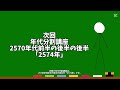 棒人間の解説動画　年代分割講座：2570年代：2573年