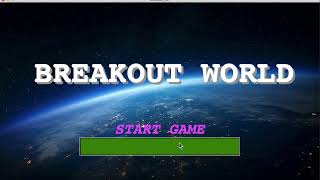 Breakout Game with Python - 3 modes