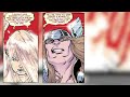 emma frost teaches thor not to hit a woman