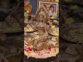 brass mahalakshmi sitting on 3faces of elephant s chowki for nitya pooja and decoration too